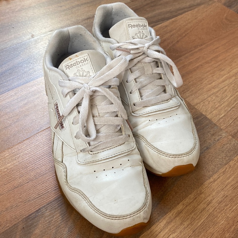 White reeboks